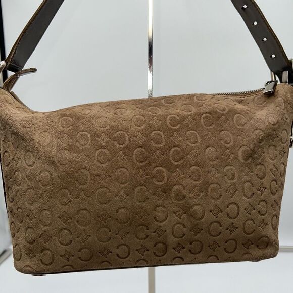 CELINE Shoulder Bag C Macadam Brown Suede - Picture 2 of 13